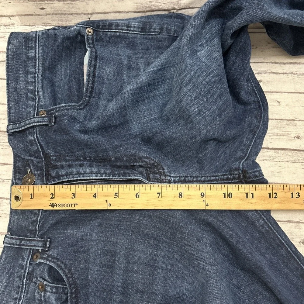 LUCKY BRAND Men's Jeans Size 34x32 221 Original Straight Medium Wash Denim